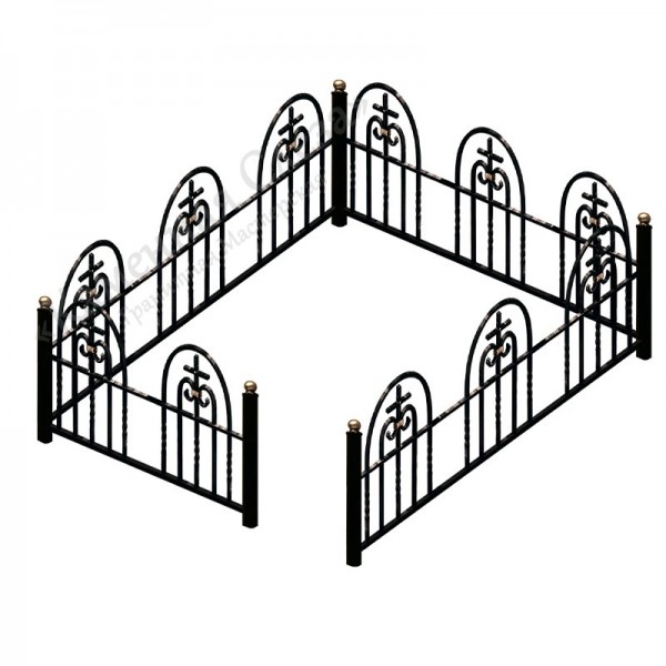 Кованная ограда модель КУПОЛ
